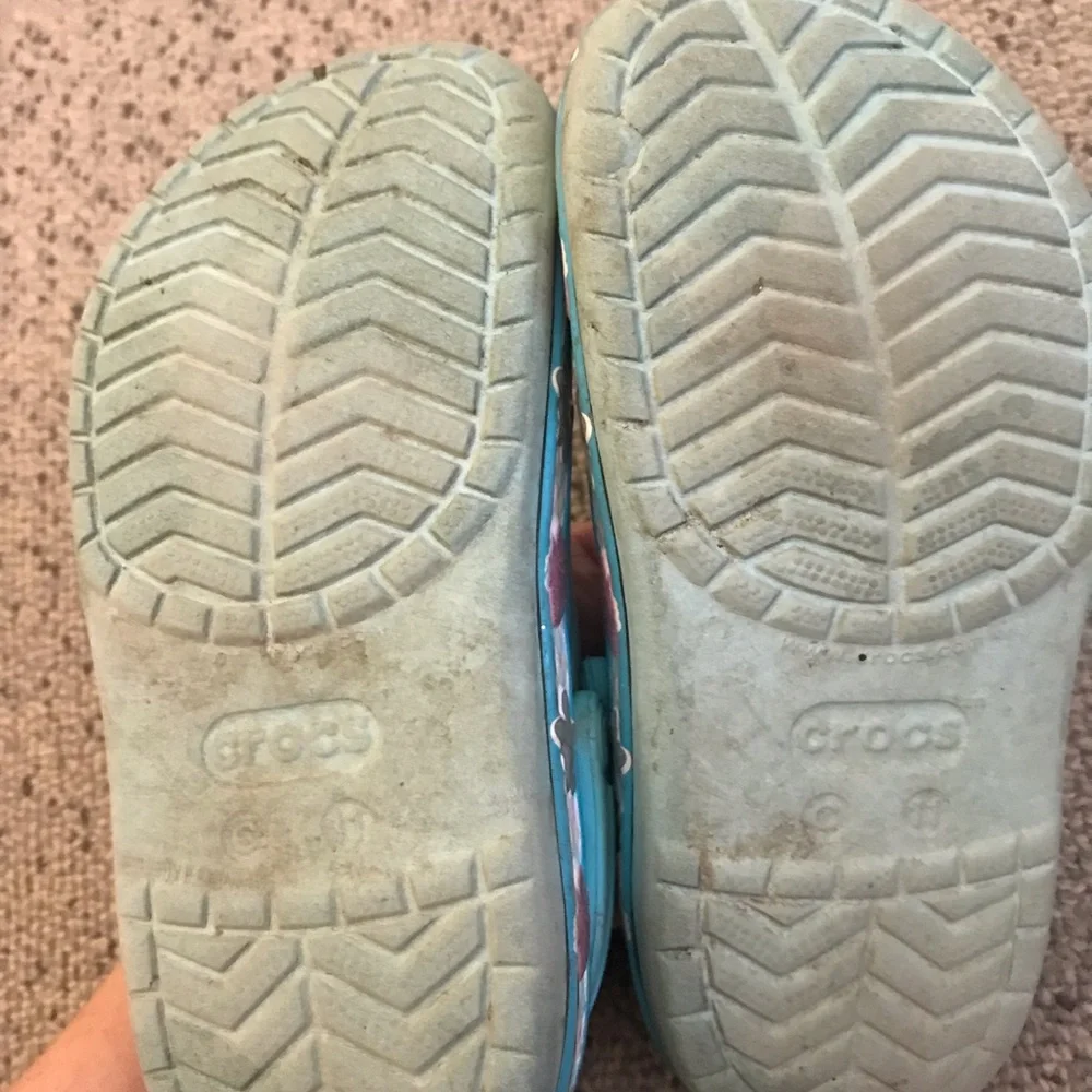 Kids Mermaid Slip-On Croc sandals
